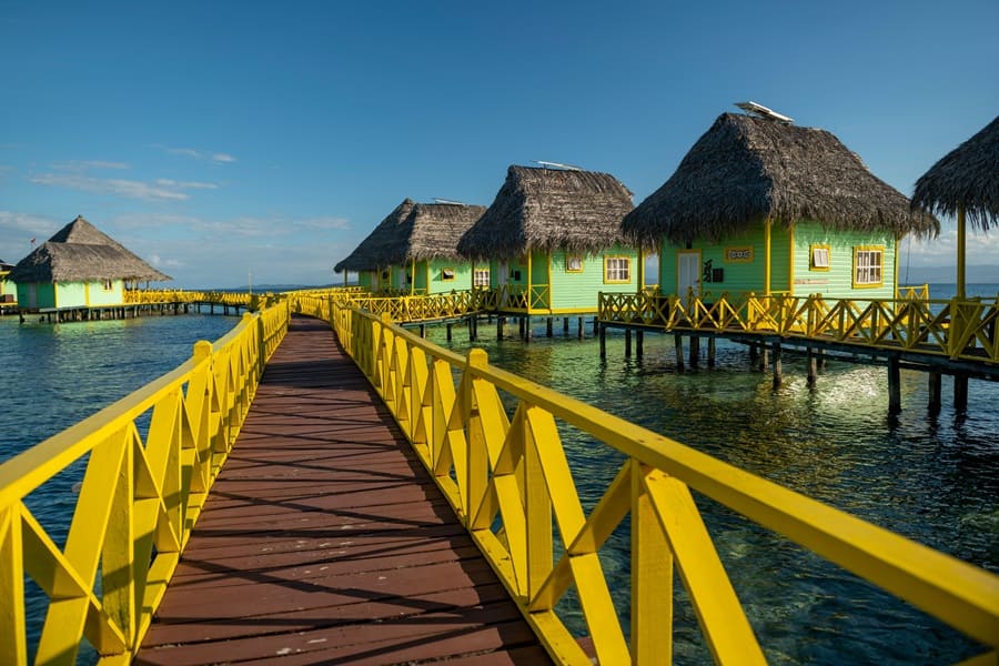 Isla Colón en Bocas del Toro, Panamá.