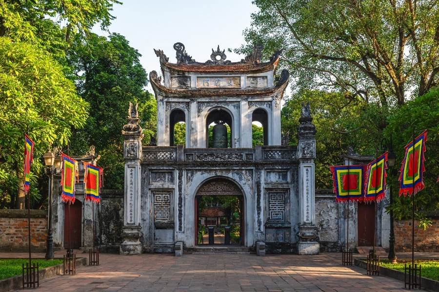 Templo de la Literatura en Hanoi, Vietnam