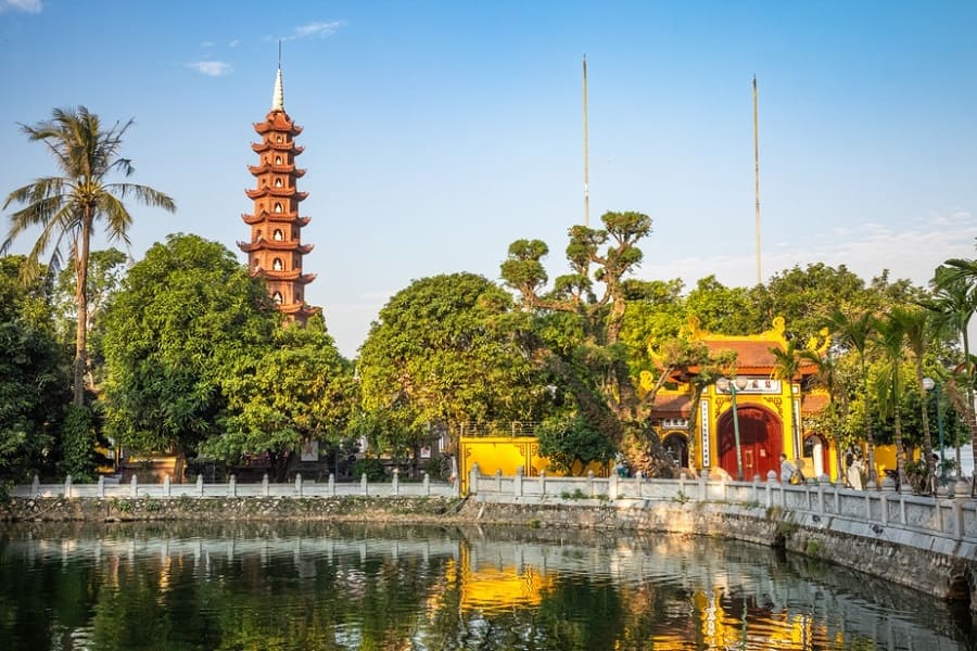 Lago del Oeste o Ho Tay en Hanoi 