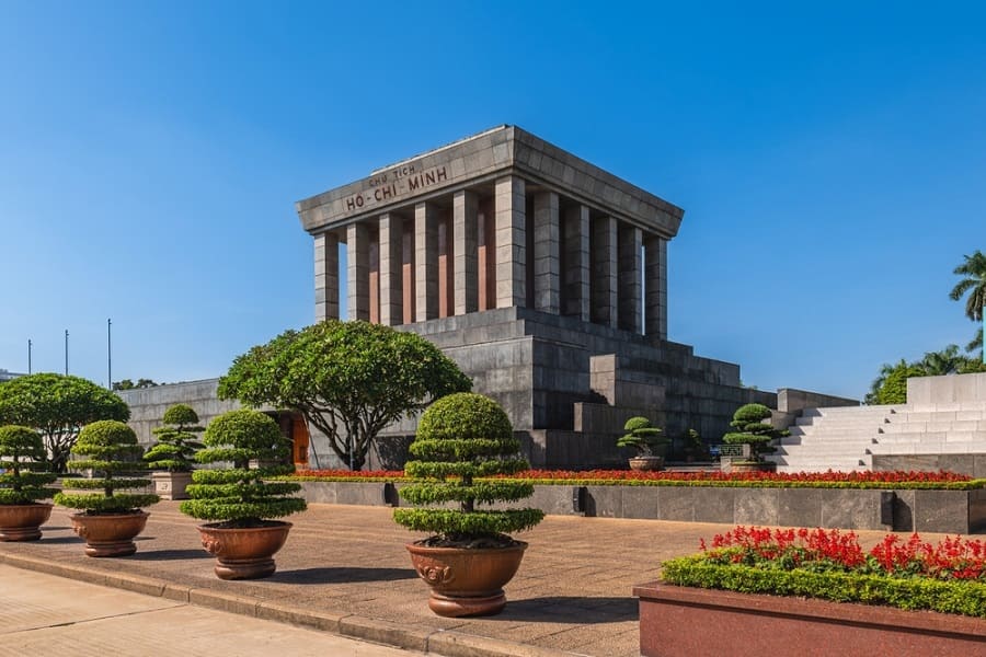 Museo y Mausoleo de Ho Chi Minh en Hanoi, Vietnam