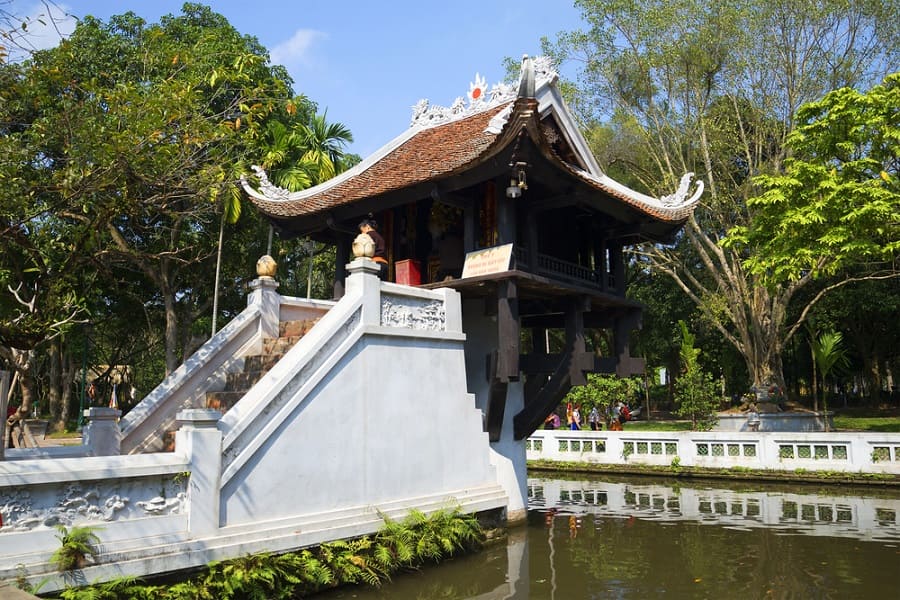 Pagoda del Pilar Único en Hanoi, Vietnam