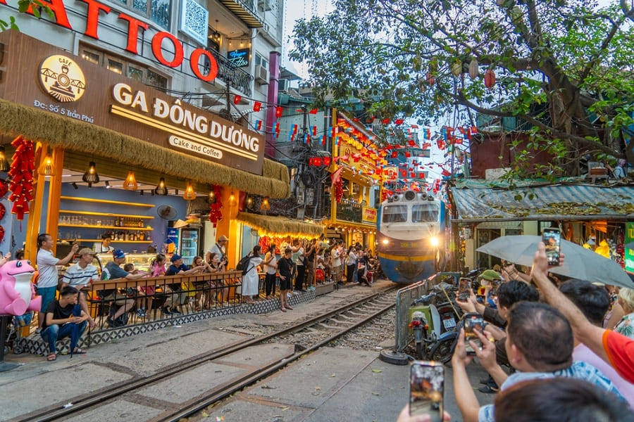 Tren Street (Pho Duong Tau) en Hanoi