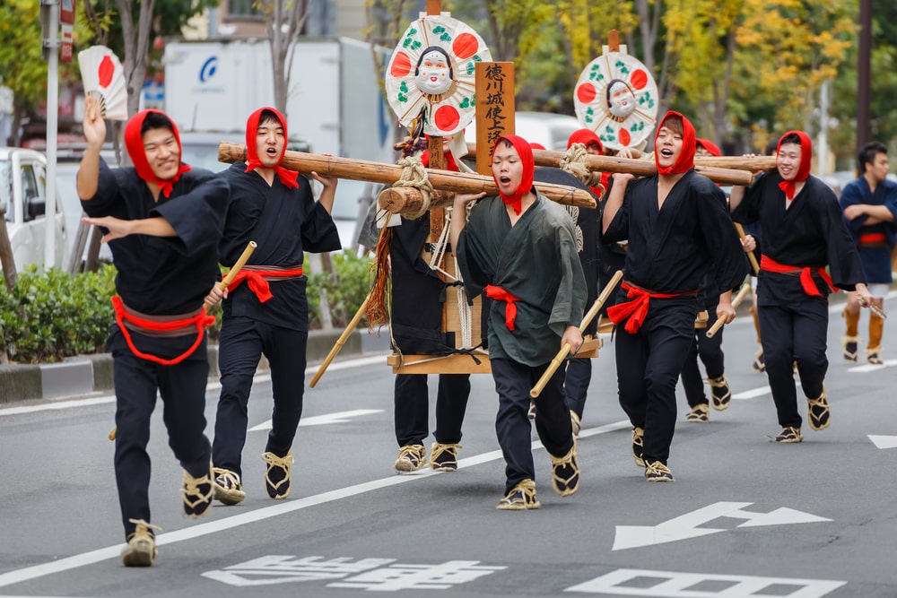Festival de otoño Jidai Matsuri en Japon