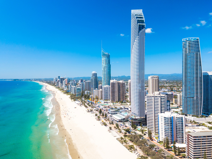 Gold Coast y Q1 Tower en Australia