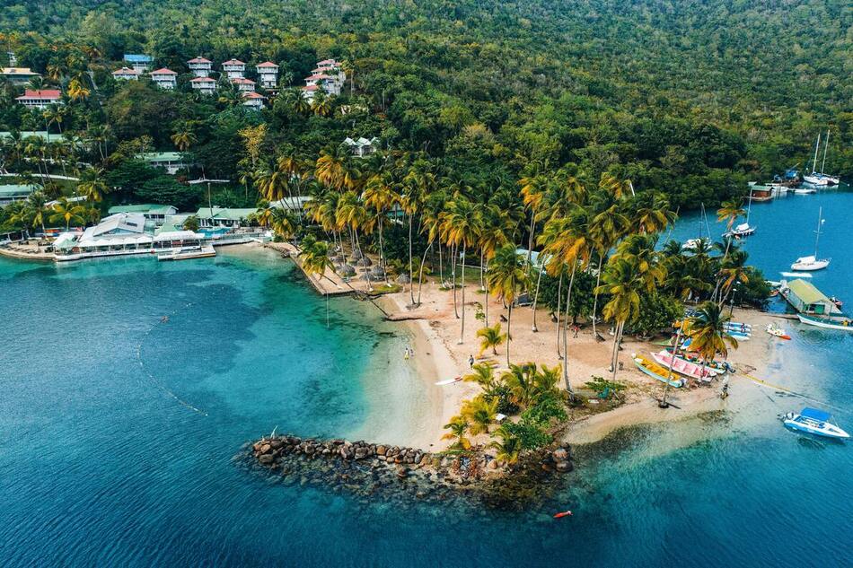 Santa Lucía, Caribe