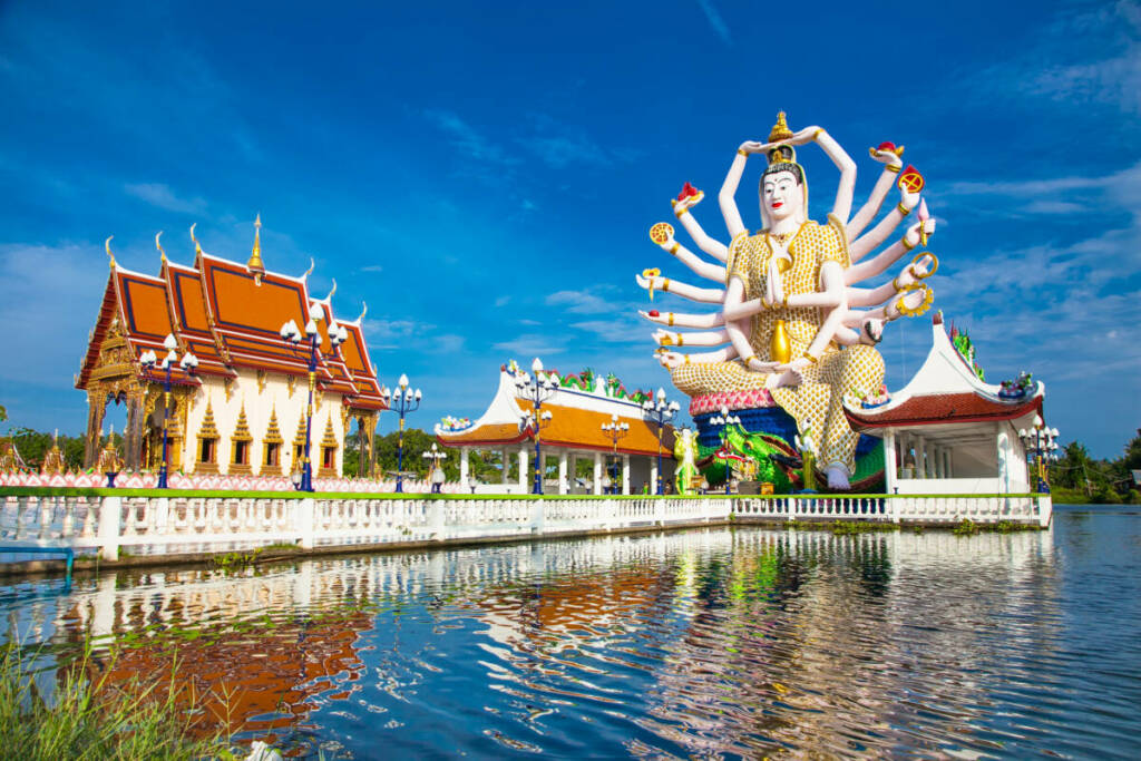 Templo Wat Plai Laem, Koh Samui, Tailandia