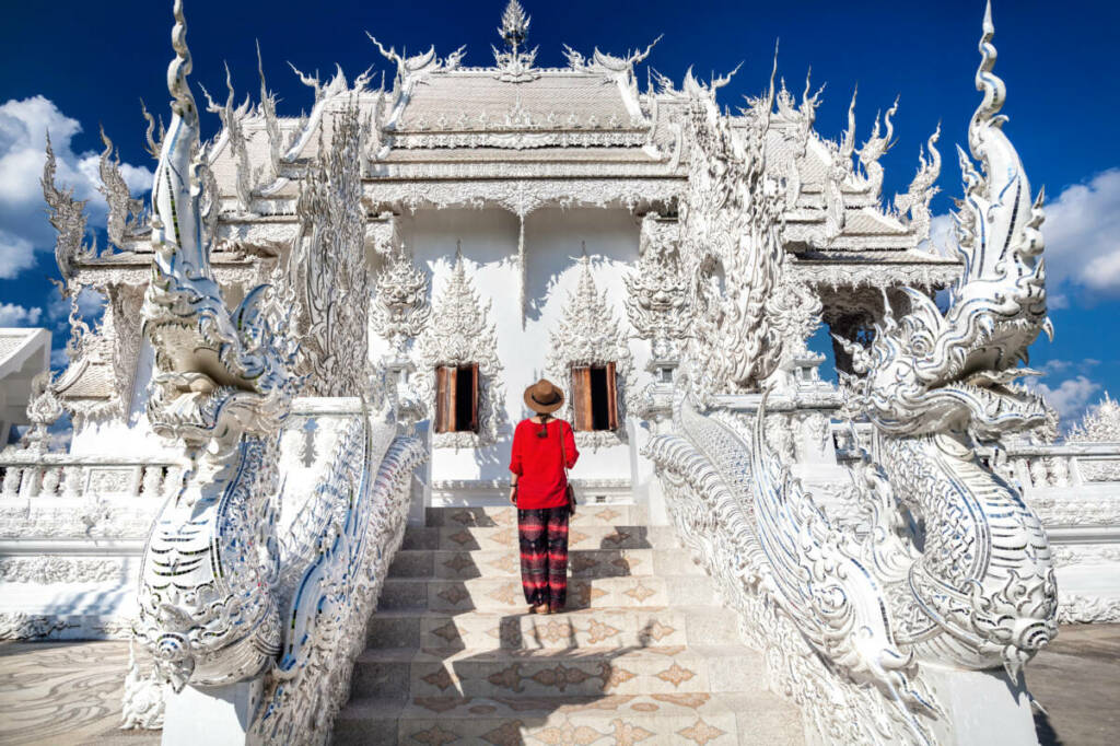 Wat Rong Khun o el Templo Blanco de Chiang Rai, Tailandia