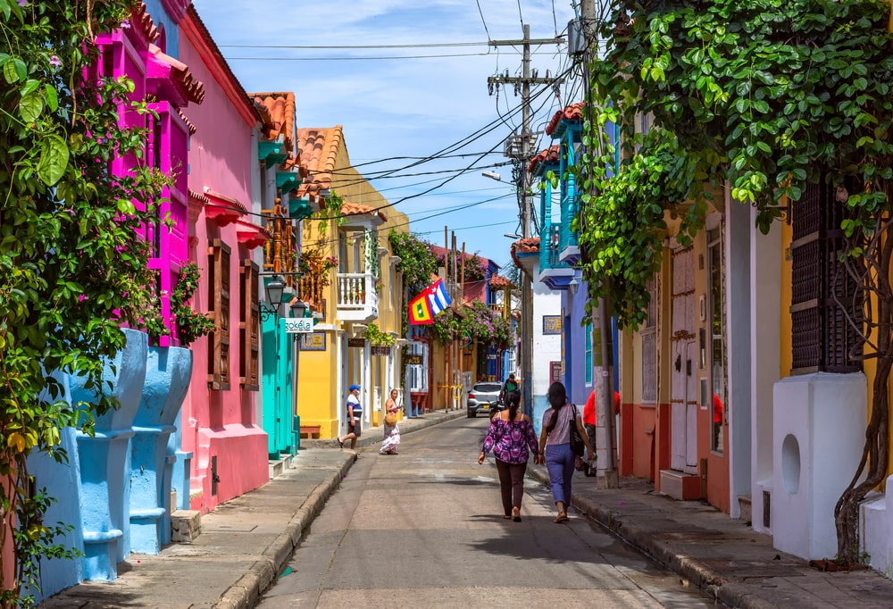 Barrio de San Diego en Cartagena de Indias.
