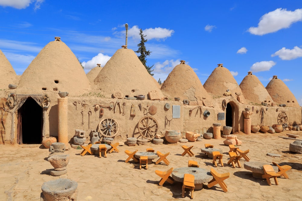Tradicionales casas cónicas de Harrán, Turquía