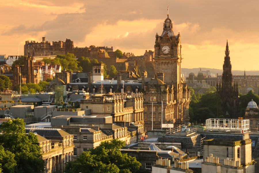 Edimburgo, Escocia destino otoño