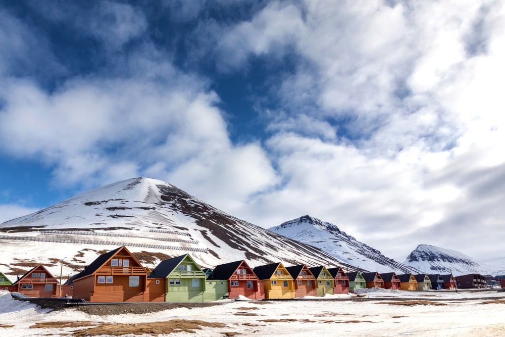 Svalbard ciudad para ver auroras boreales