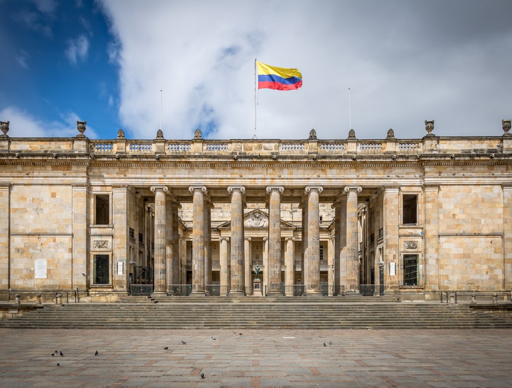 Congreso Nacional Colombiano y Capitolio de Bogotá
