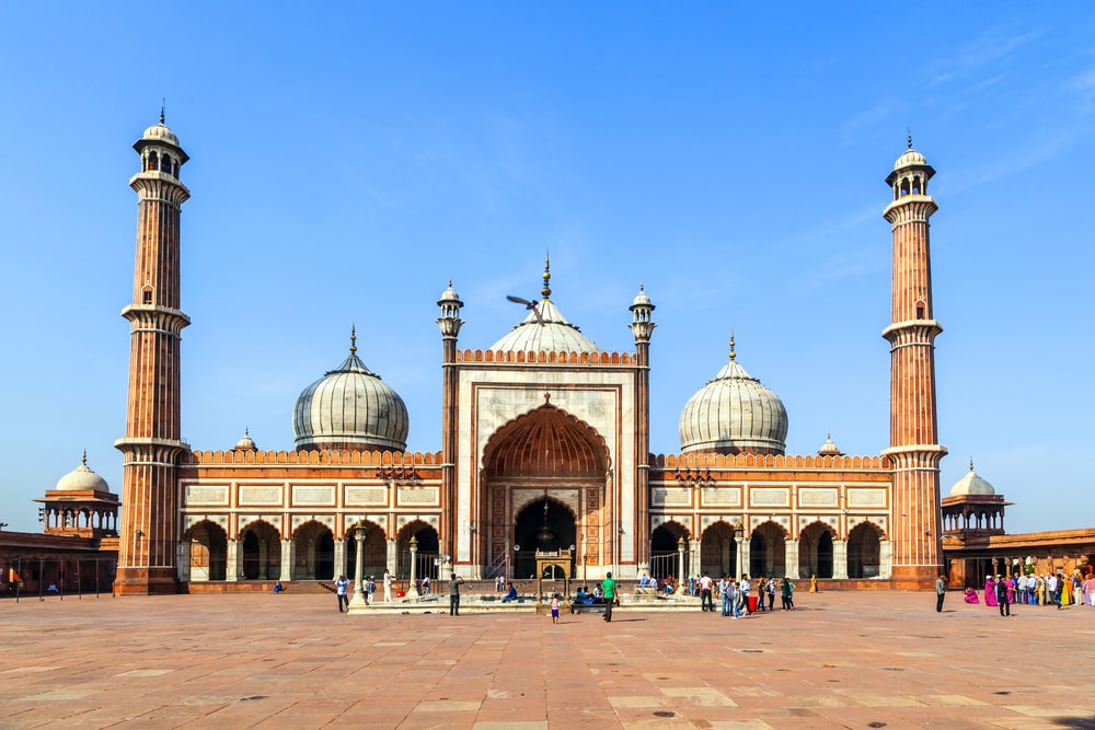 Mezquita Jama en Delhi, India.