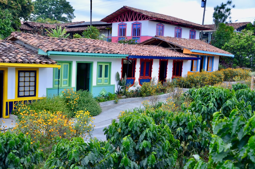 Haciendas cafeteras en Armenia, Quindío, Colombia.
