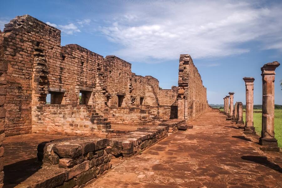 Ruinas de las misiones jesuíticas guaraníes en Encarnación, Paraguay