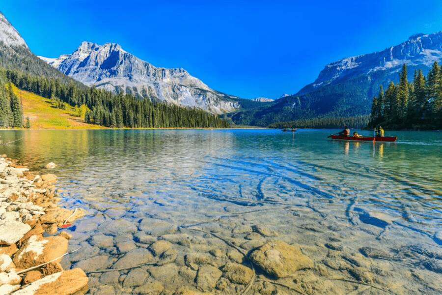 Lago Esmeralda, Parque Nacional Yoho  en Canadá