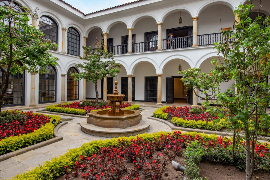 Edificio del museo Botero en Bogotá