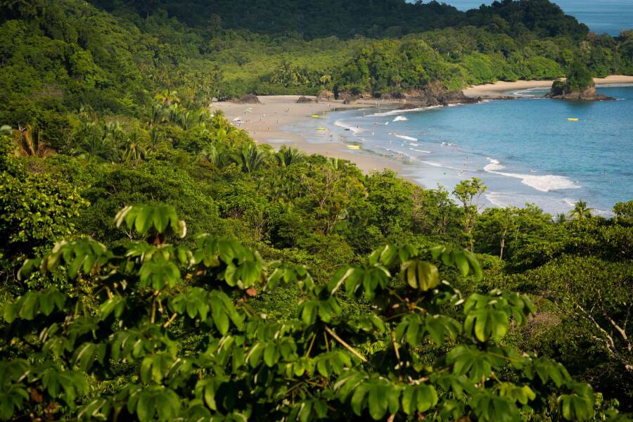 La playa Manuel Antonio en Costa Rica es una de las mejores playas del mundo