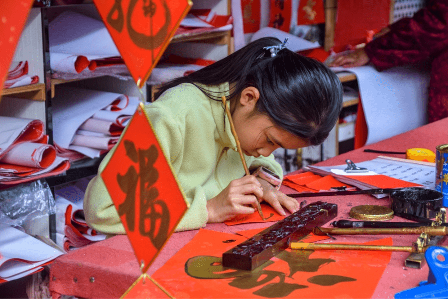 Taller de caligrafía China
