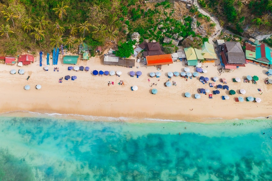 Playa de Padang Padang en Bali