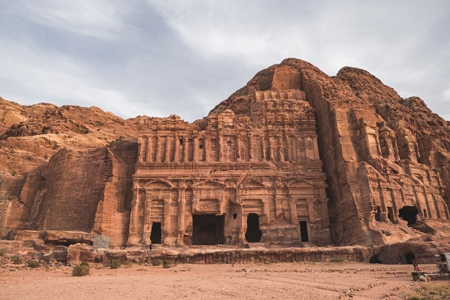 Yacimiento arqueológico de Petra en Jordania