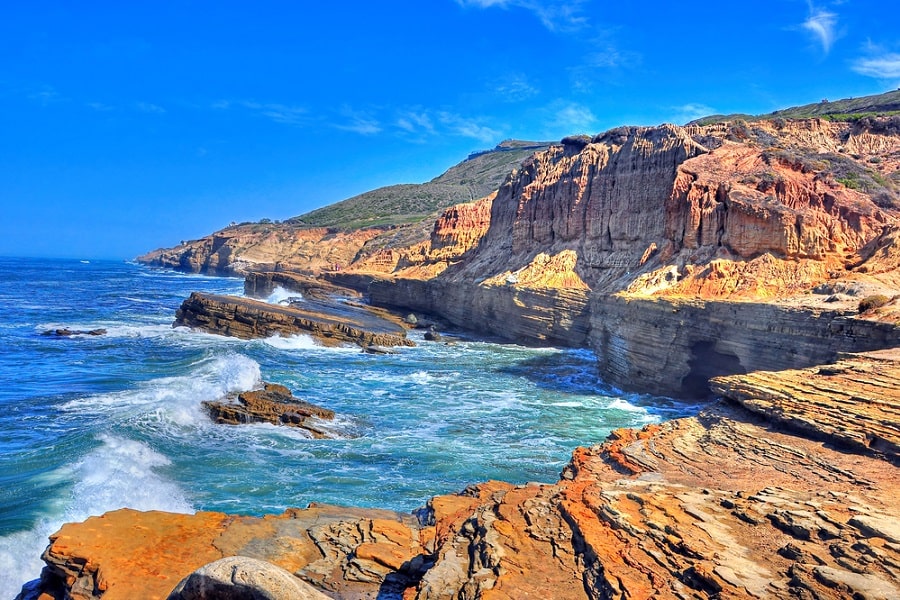 Acantilados de Point Loma en San Diego