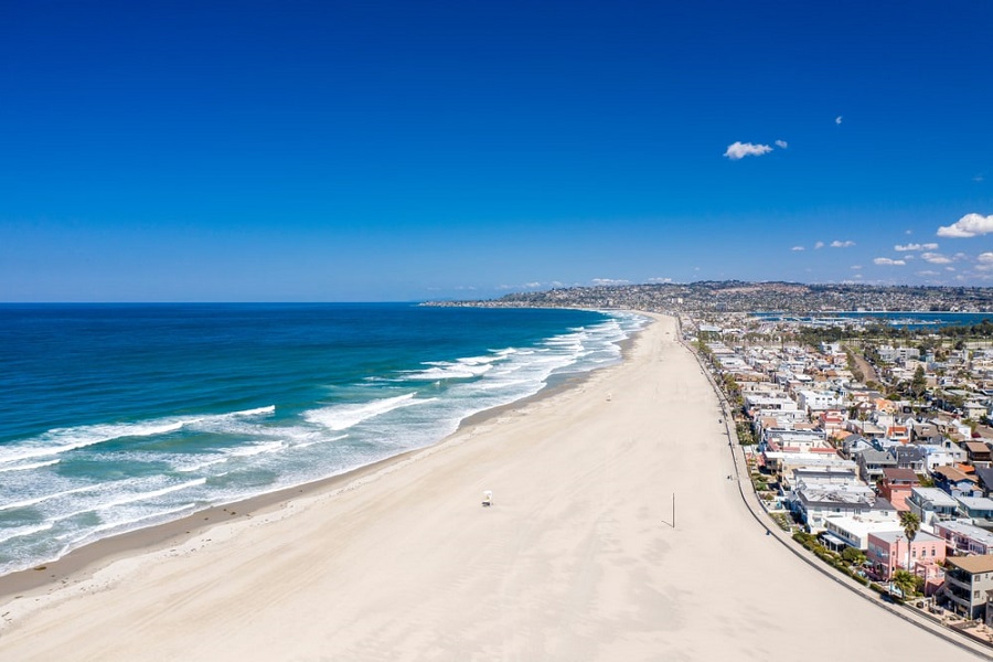 Playa de Mission en San Diego