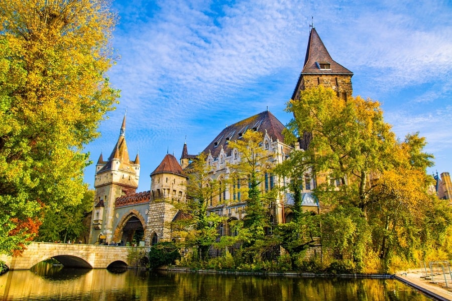 Castillo Vajdahunyad en Budapest, Hungría