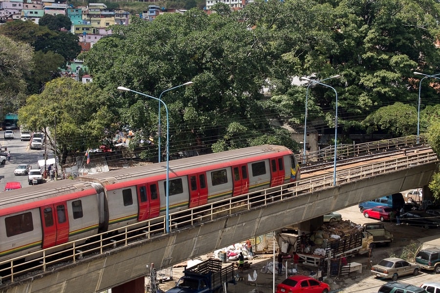 El metro de Caracas en Venezuela es seguro