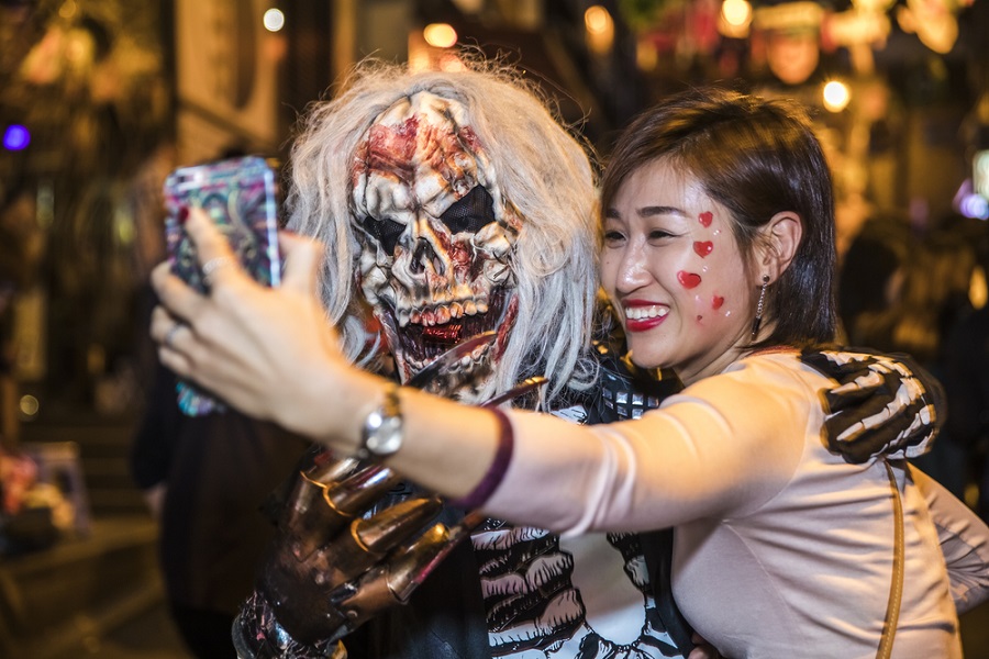 Festival de Halloween Yue Lan en Hong Kong.