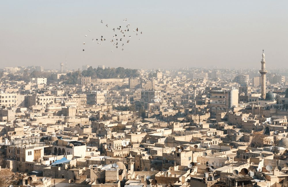 Ciudad de Alepo, Siria, una de las más antiguas 