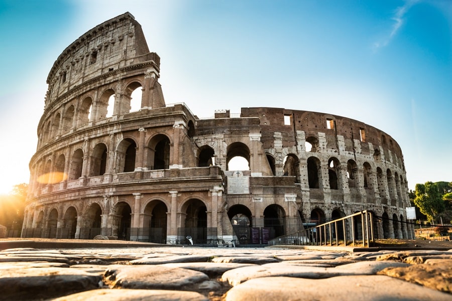 Coliseo de Roma en Italia