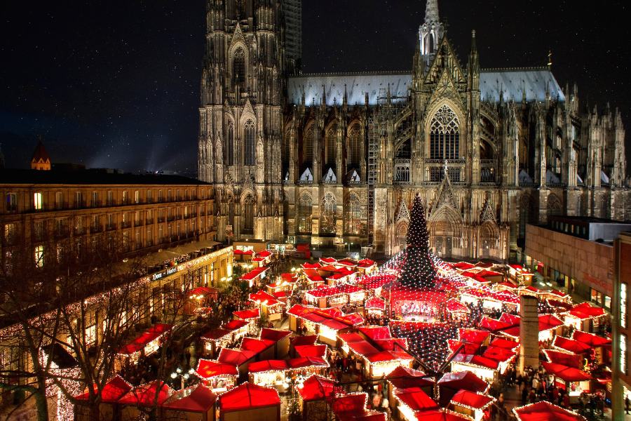 Mercado navideño en Colonia, Alemania
