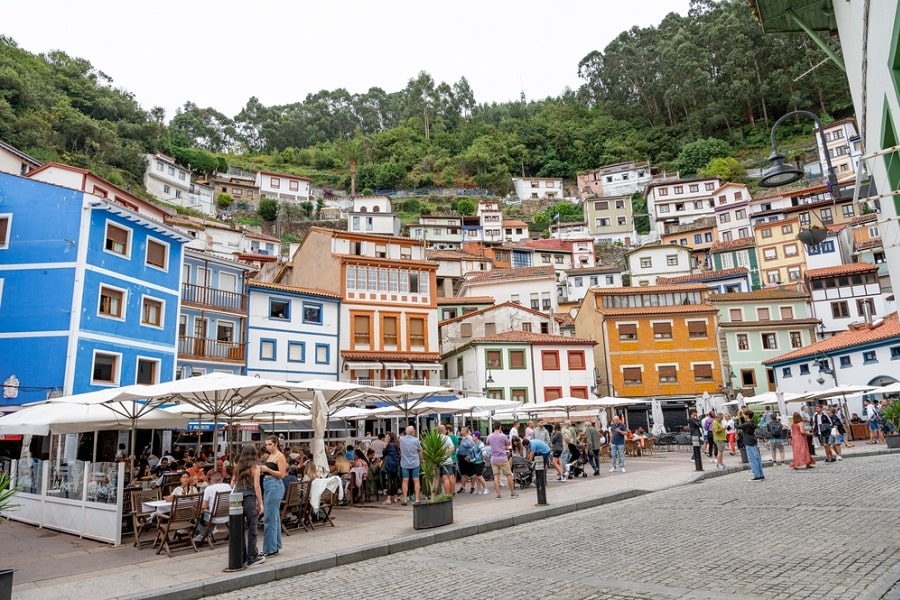 Cudillero en Asturias. España