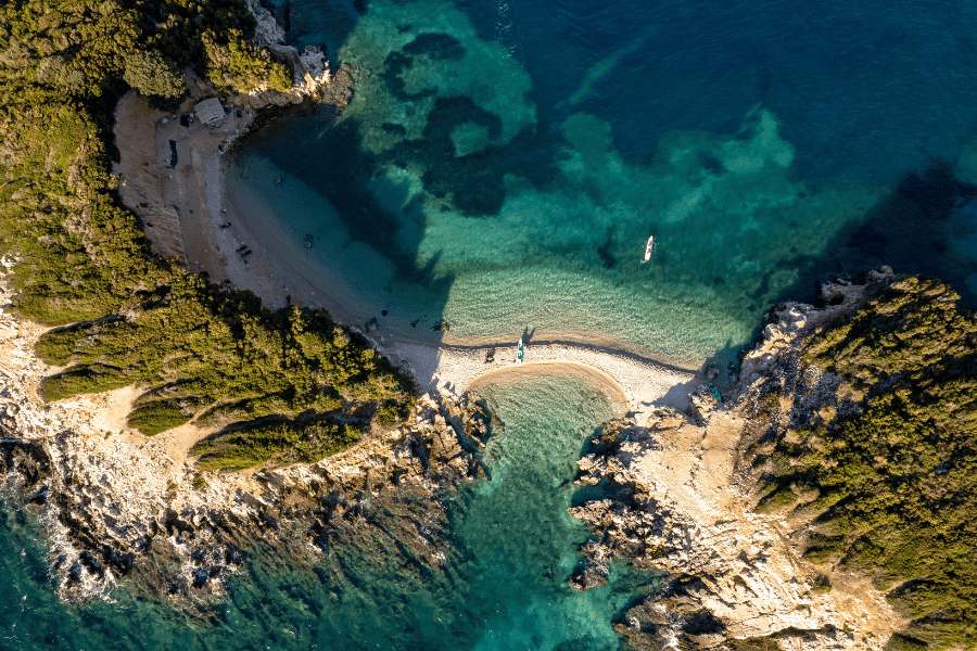 Playa Ksamil en Albania