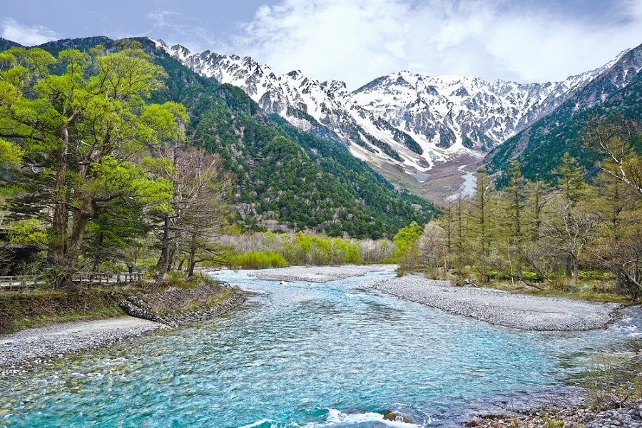 Monte Hotaka-Dake en Kamikochi, Nagano, Japón