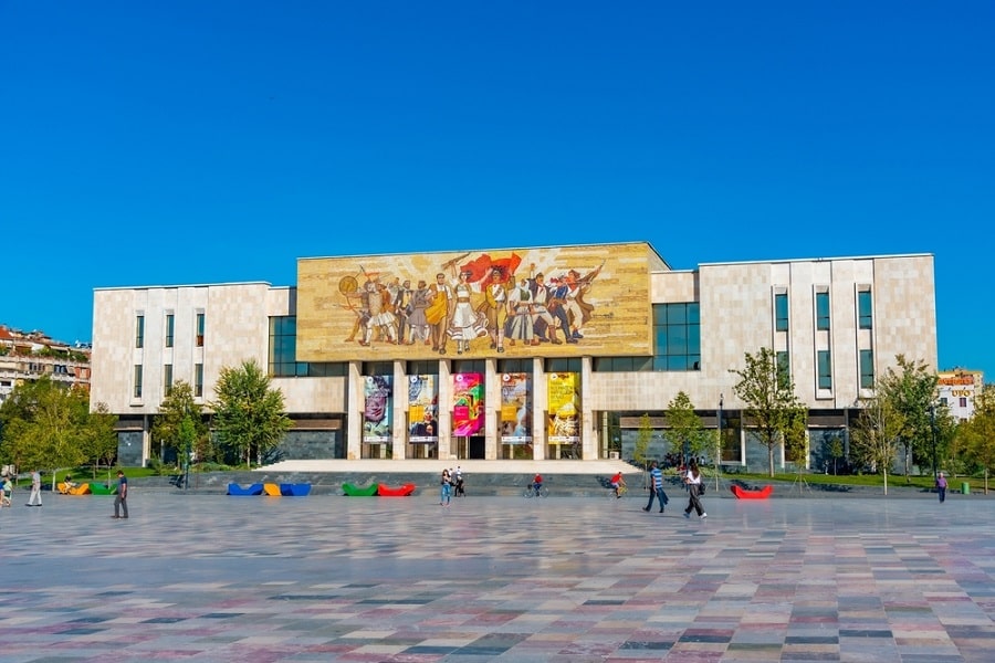 Museo Nacional de Historia en Tirana, Albania