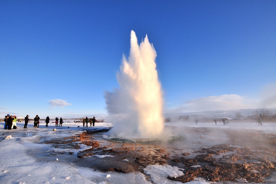 Parque Geyser en Islandia