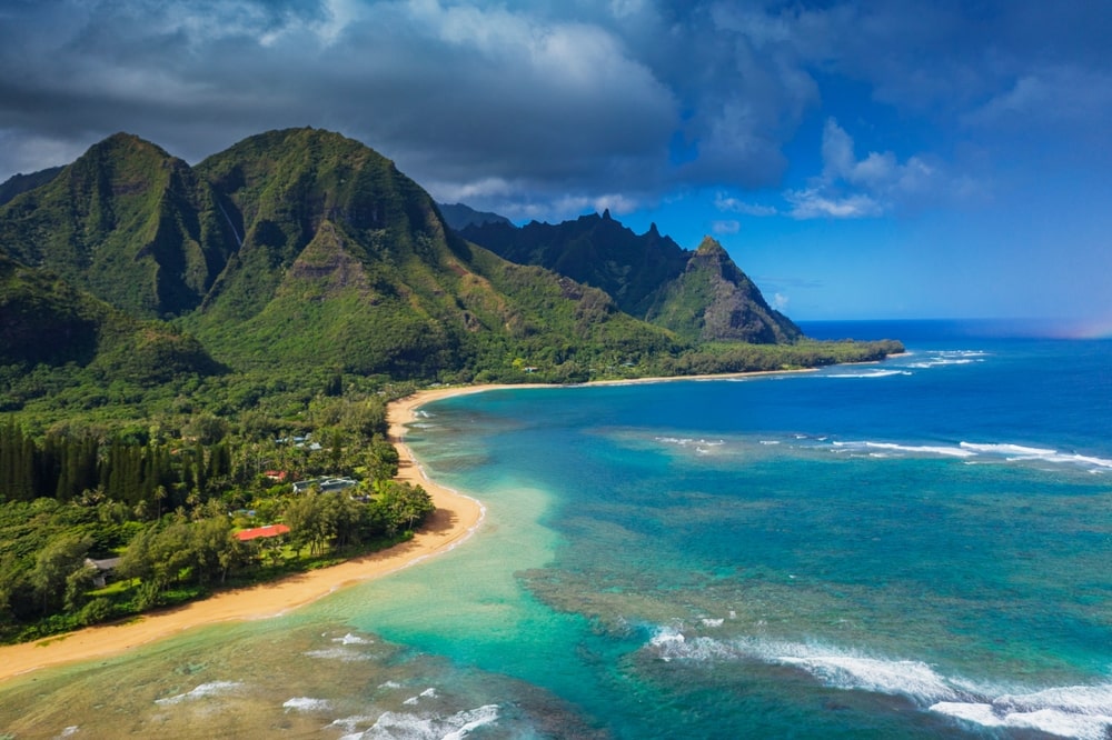 Parque estatal de Haena, isla de Kauai, Hawaii.