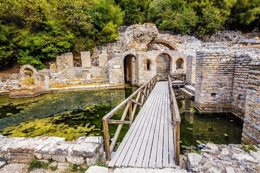 Ruinas de Butrinto en el sur de Albania