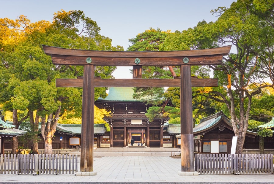 Santuario sintoísta Meiji Jingu en Tokio