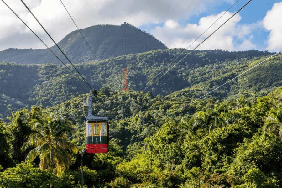 Teleférico en Puerto Plata, República Dominicana