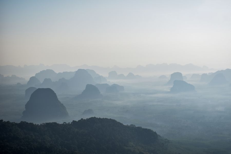 vista aerea Dragon Crest Mountain