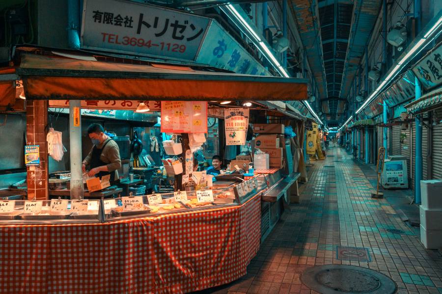 Mercado en Japón