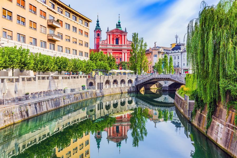 Ljubljana, Eslovenia viajar en julio
