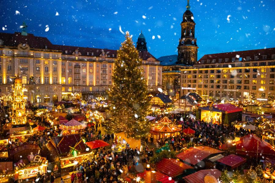 Mercado navideño en Berlín, alemania