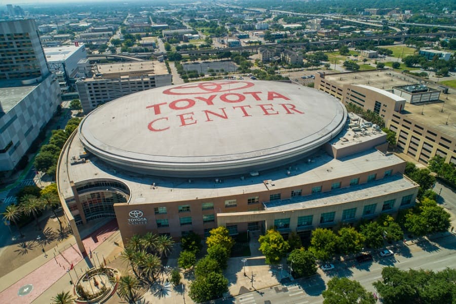El Toyota Center de Houston es un lugar perfecto para disfrutar de conciertos