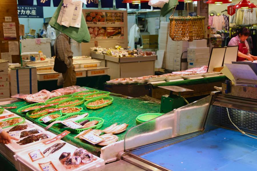 Omicho, mercado tradicional en Japón