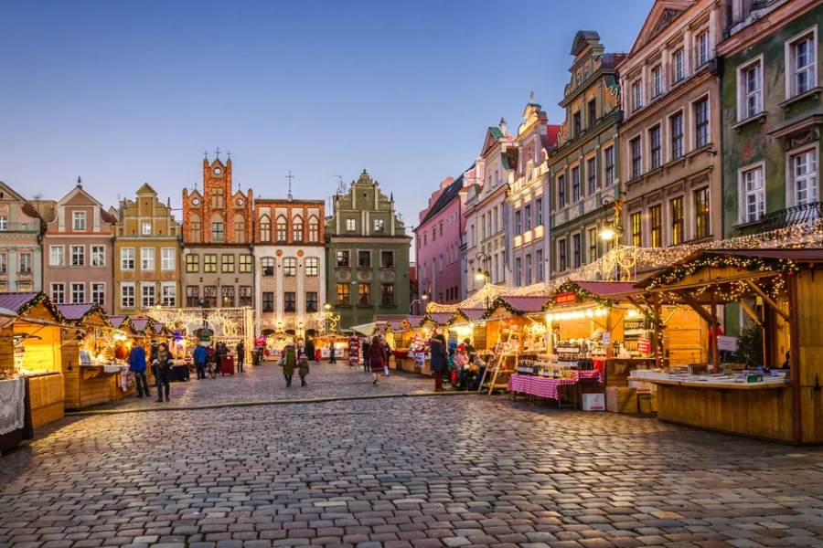 Mejor mercado de Navidad en europa en Poznan, Polonia