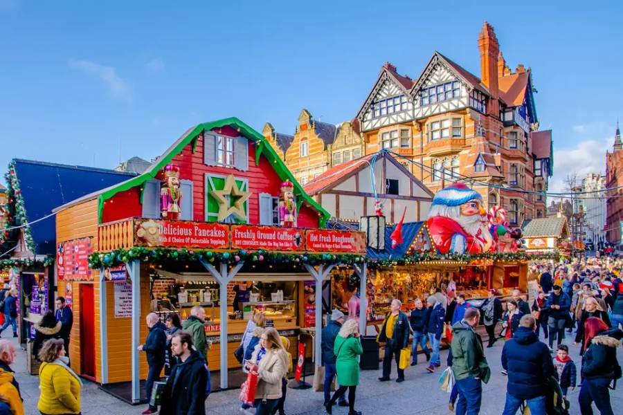 Mercadillo navideño de Nottingham, Reino Unido